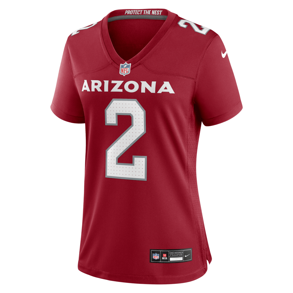 Will Johnson 2 Arizona Cardinals Women's Team Game Jersey - Cardinal