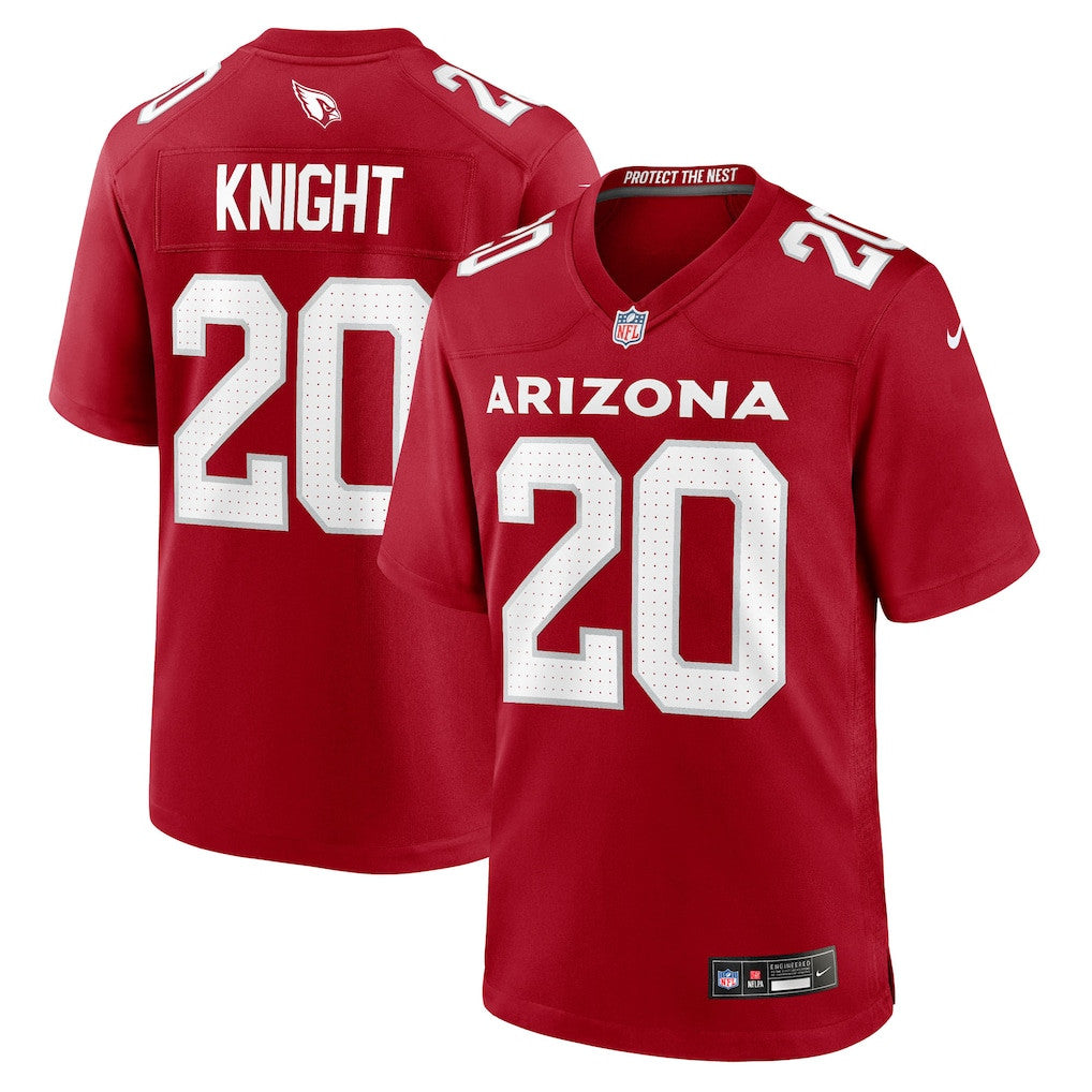 Zonovan Knight 20 Arizona Cardinals Team Game Men Jersey - Cardinal