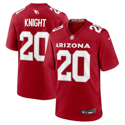 Zonovan Knight 20 Arizona Cardinals Team Game Men Jersey - Cardinal