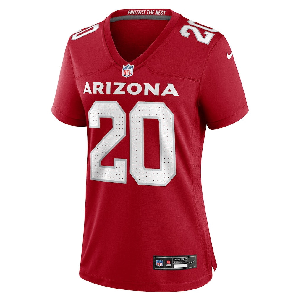 Zonovan Knight 20 Arizona Cardinals Women's Team Game Jersey - Cardinal