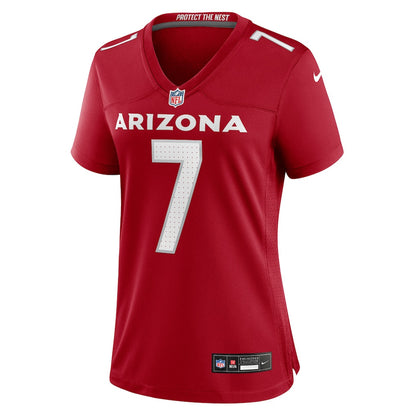 Jacoby Brissett 7 Arizona Cardinals Women's Team Game Jersey - Cardinal