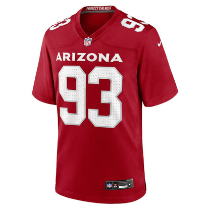 Calais Campbell 93 Arizona Cardinals Team Game Men Jersey - Cardinal