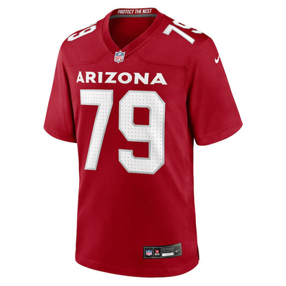 PJ Mustipher 79 Arizona Cardinals Team Game Men Jersey - Cardinal