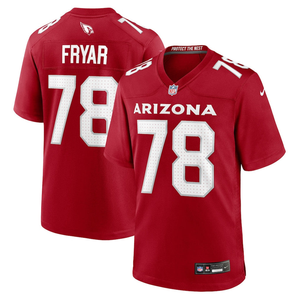Josh Fryar 78 Arizona Cardinals Team Game Men Jersey - Cardinal