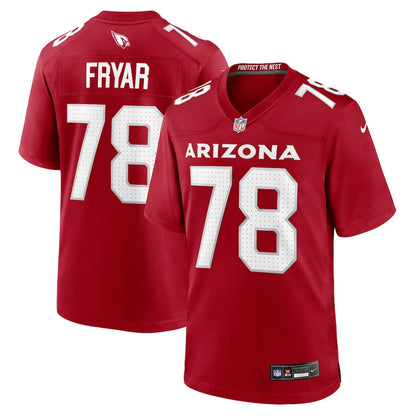 Josh Fryar 78 Arizona Cardinals Team Game Men Jersey - Cardinal