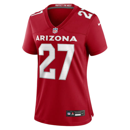 Akeem Davis-Gaither 27 Arizona Cardinals Women's Team Game Jersey - Cardinal