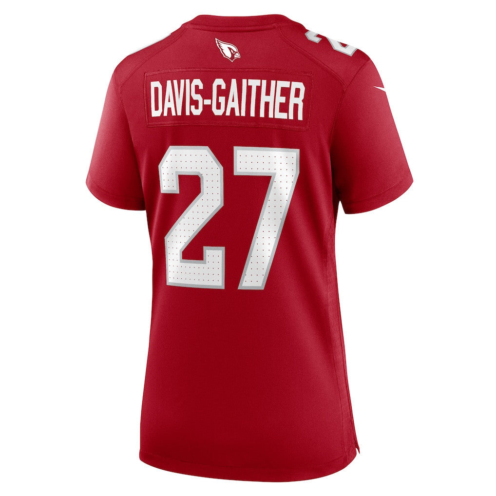 Akeem Davis-Gaither 27 Arizona Cardinals Women's Team Game Jersey - Cardinal