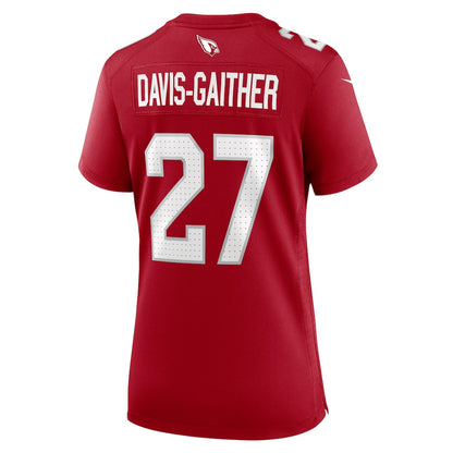 Akeem Davis-Gaither 27 Arizona Cardinals Women's Team Game Jersey - Cardinal
