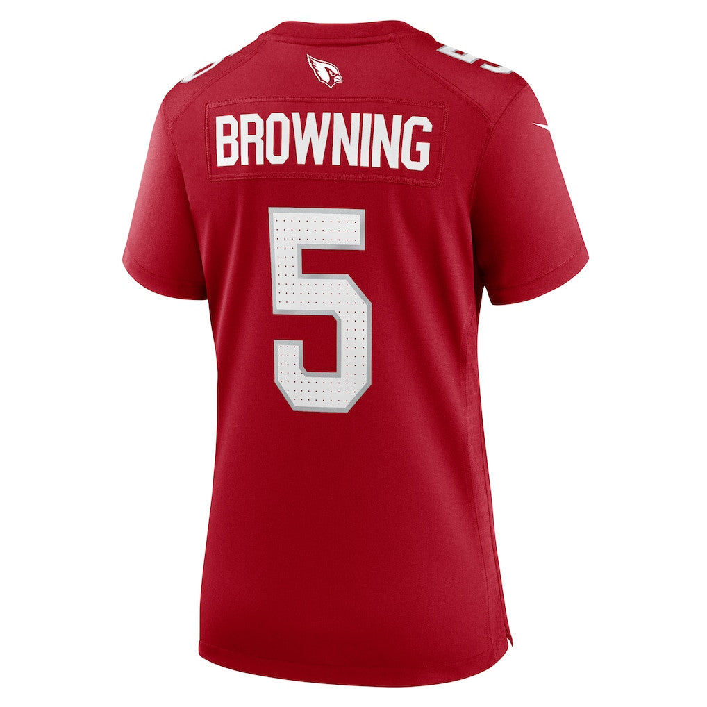 Baron Browning 5 Arizona Cardinals Women's Team Game Jersey - Cardinal