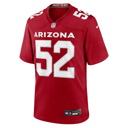 Jordan Burch 52 Arizona Cardinals Team Game Men Jersey - Cardinal