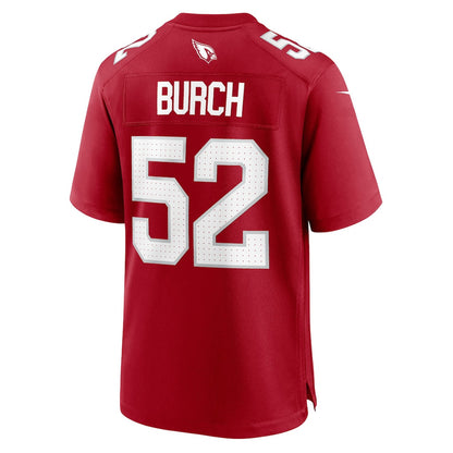 Jordan Burch 52 Arizona Cardinals Team Game Men Jersey - Cardinal