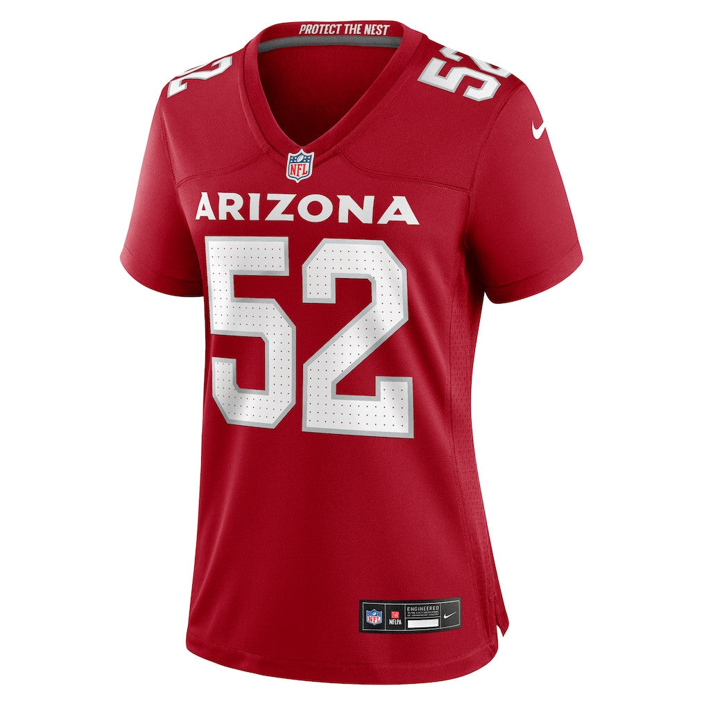 Jordan Burch 52 Arizona Cardinals Women's Team Game Jersey - Cardinal
