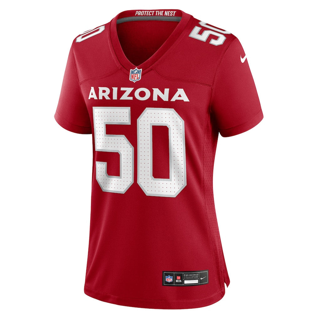 Cody Simon 50 Arizona Cardinals Women's Team Game Jersey - Cardinal
