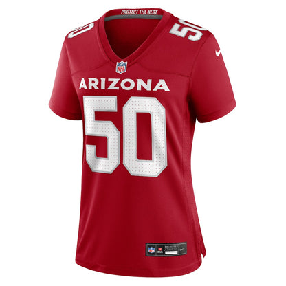 Cody Simon 50 Arizona Cardinals Women's Team Game Jersey - Cardinal