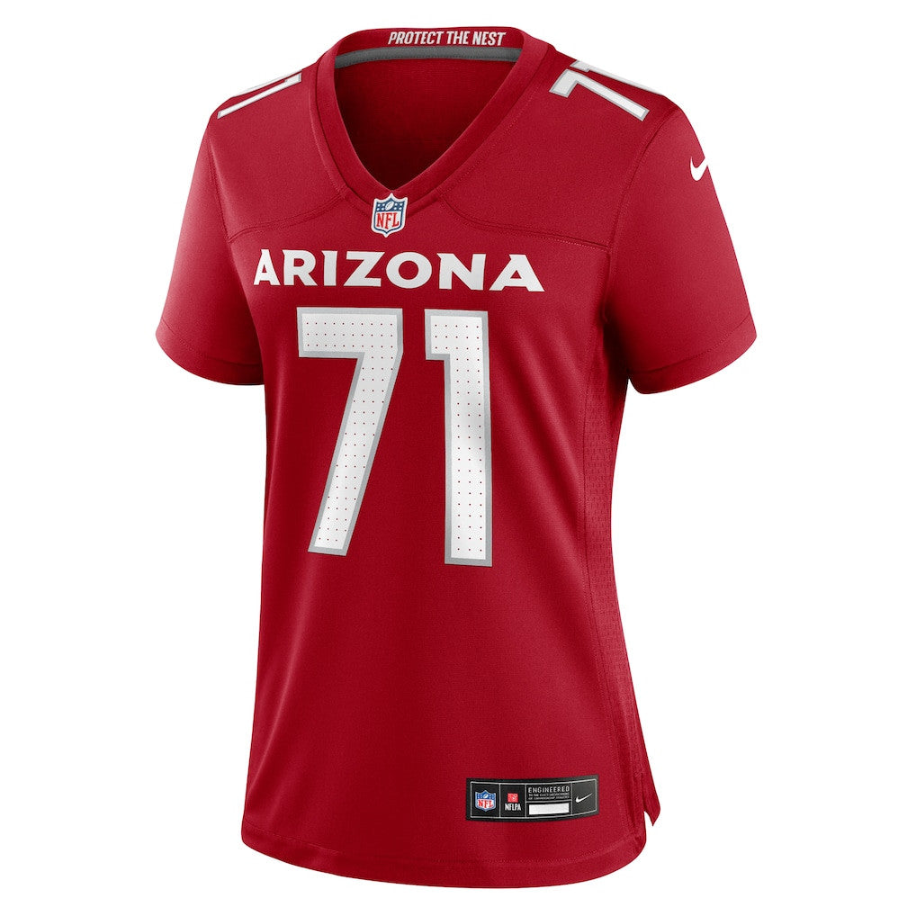 Jon Gaines II 71 Arizona Cardinals Women's Team Game Jersey - Cardinal