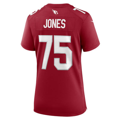 Christian Jones 75 Arizona Cardinals Women's Team Game Jersey - Cardinal