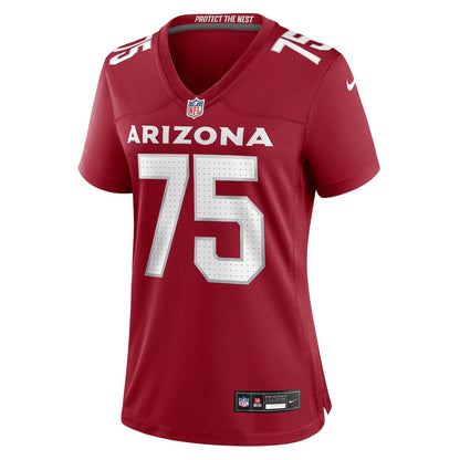 Christian Jones 75 Arizona Cardinals Women's Team Game Jersey - Cardinal