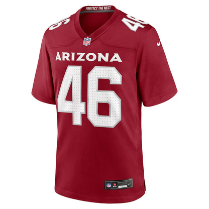 Aaron Brewer 46 Arizona Cardinals Team Game Men Jersey - Cardinal