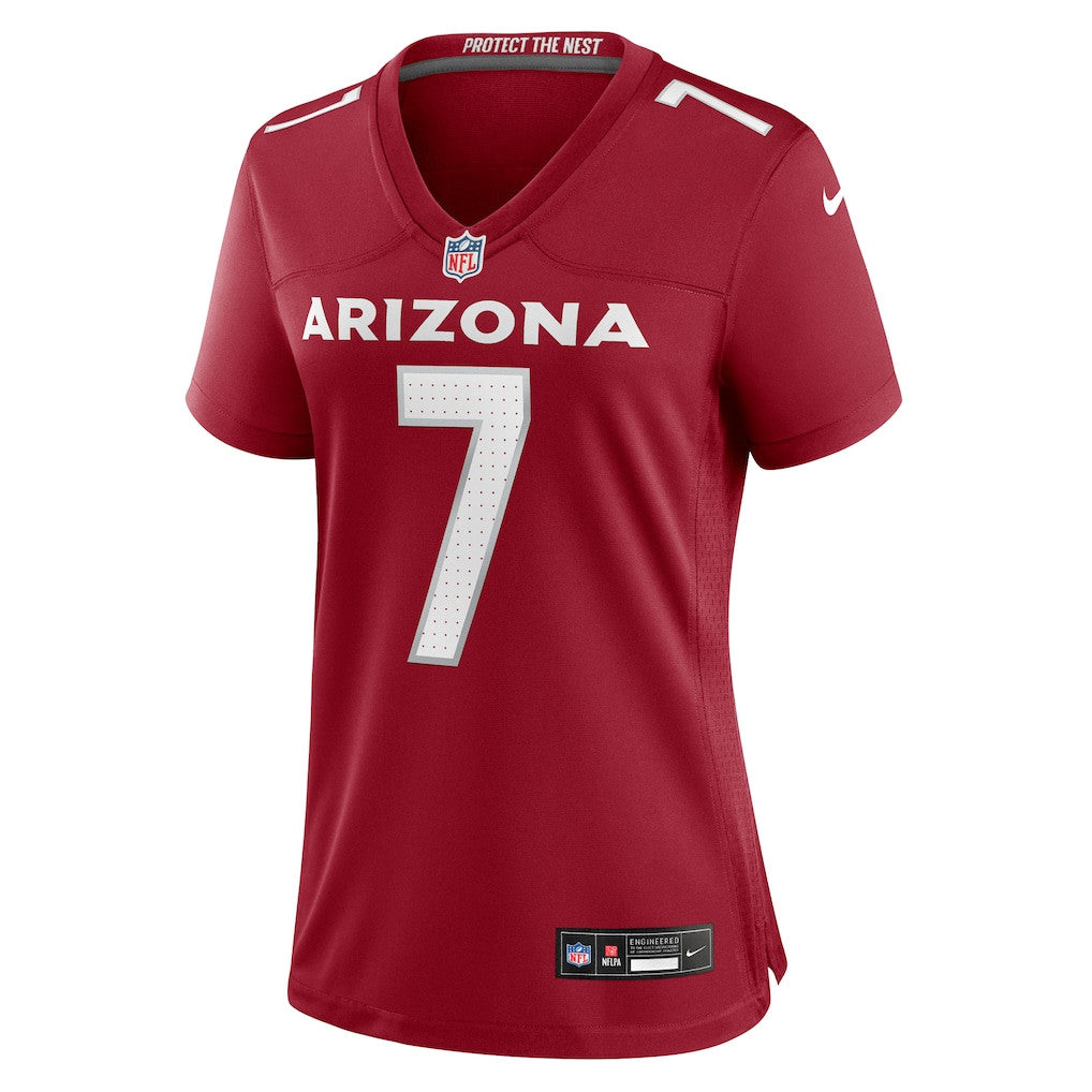 Kyzir White 7 Arizona Cardinals Women's Team Game Jersey - Cardinal