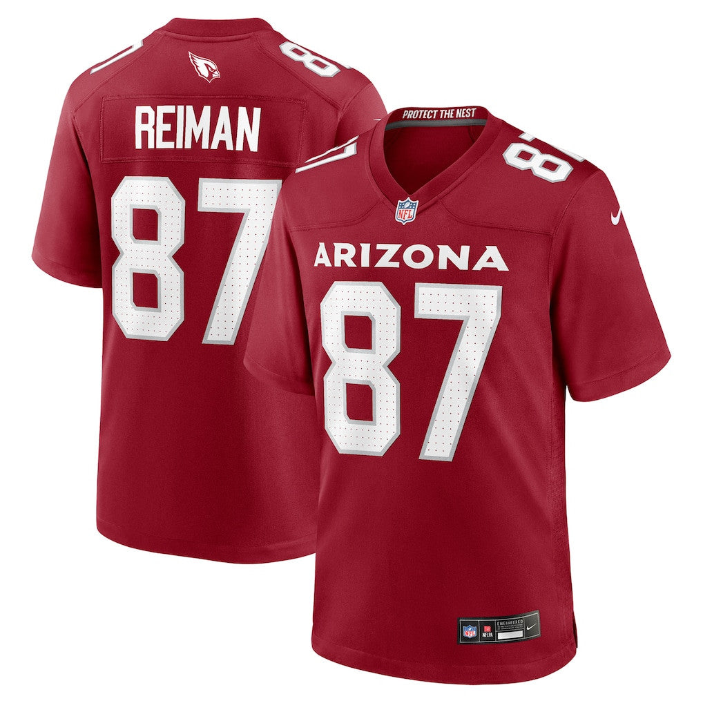 Tip Reiman 87 Arizona Cardinals Team Game Men Jersey - Cardinal