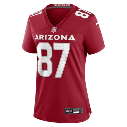 Tip Reiman 87 Arizona Cardinals Women's Team Game Jersey - Cardinal