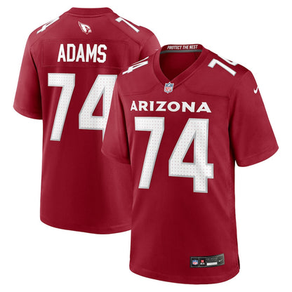 Isaiah Adams 74 Arizona Cardinals Team Game Men Jersey - Cardinal