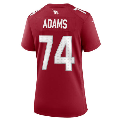 Isaiah Adams 74 Arizona Cardinals Women's Team Game Jersey - Cardinal