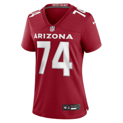 Isaiah Adams 74 Arizona Cardinals Women's Team Game Jersey - Cardinal