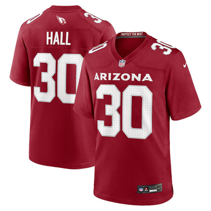 Darren Hall 30 Arizona Cardinals Team Game Men Jersey - Cardinal
