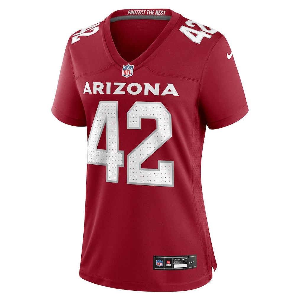Dadrion Taylor-Demerson 42 Arizona Cardinals Women's Team Game Jersey - Cardinal