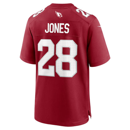 Elijah Jones 28 Arizona Cardinals Team Game Men Jersey - Cardinal