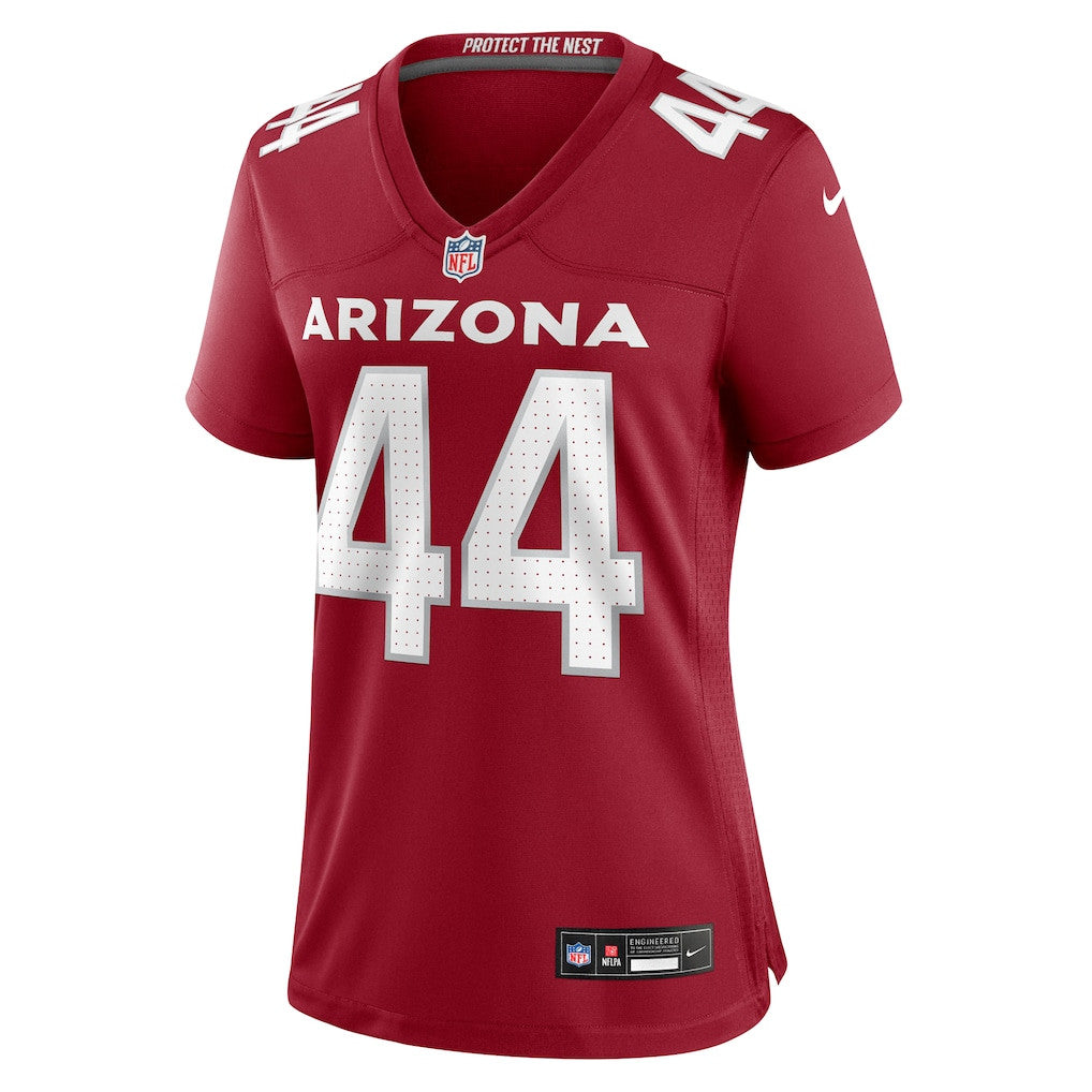 Owen Pappoe 44 Arizona Cardinals Women's Team Game Jersey - Cardinal
