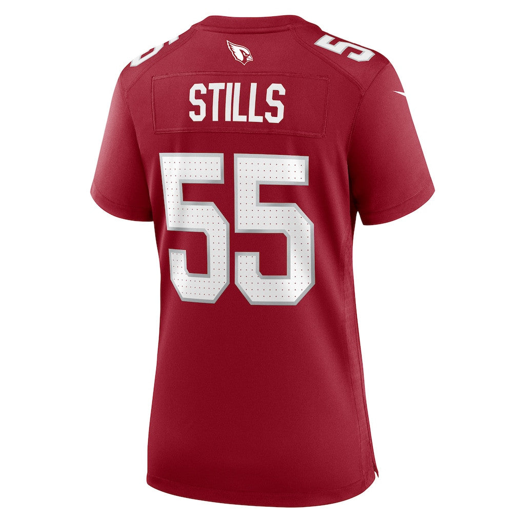 Dante Stills 55 Arizona Cardinals Women's Team Game Jersey - Cardinal