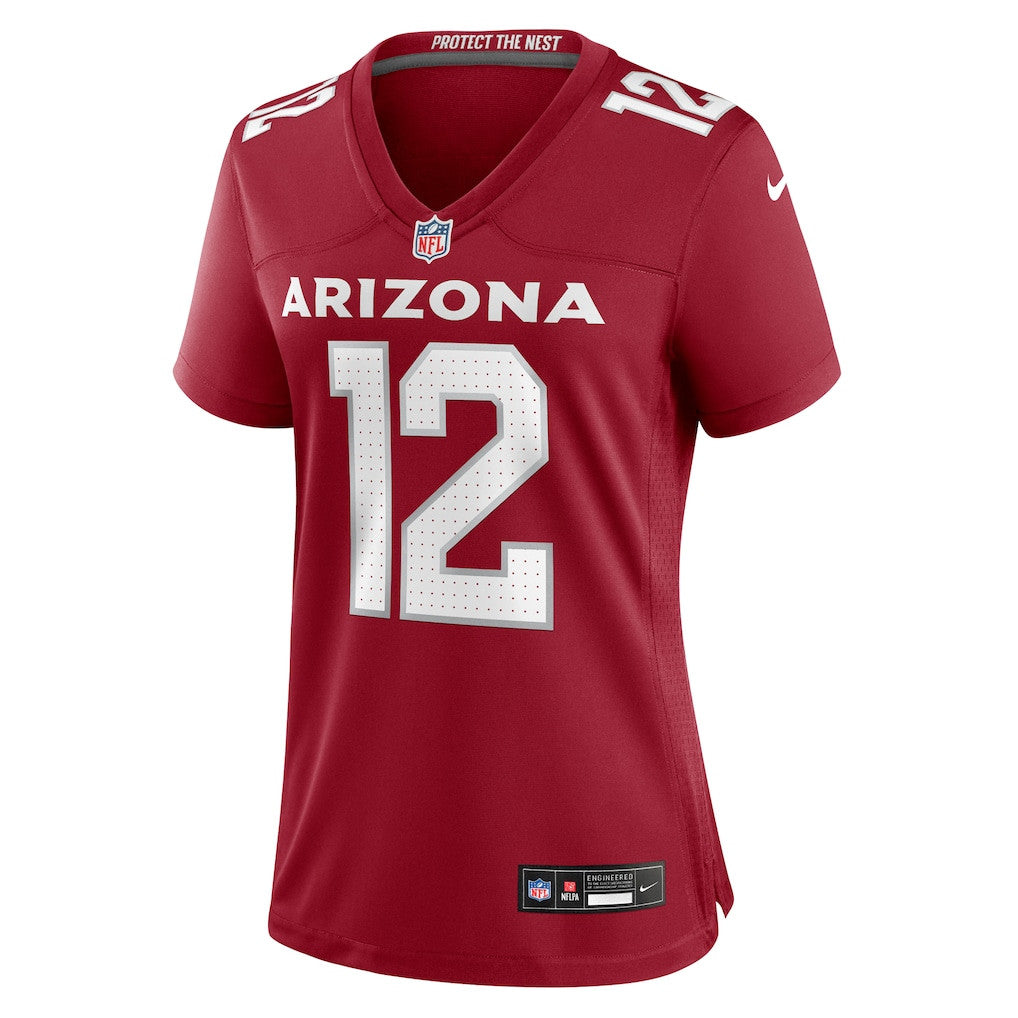 Blake Gillikin 12 Arizona Cardinals Women's Team Game Jersey - Cardinal