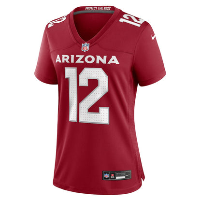 Blake Gillikin 12 Arizona Cardinals Women's Team Game Jersey - Cardinal