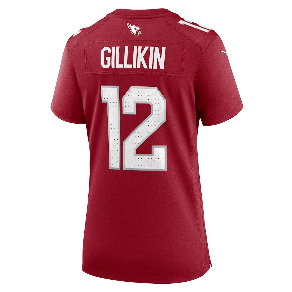 Blake Gillikin 12 Arizona Cardinals Women's Team Game Jersey - Cardinal
