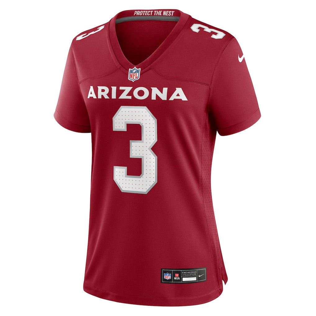 Budda Baker 3 Arizona Cardinals Women's Team Game Jersey - Cardinal