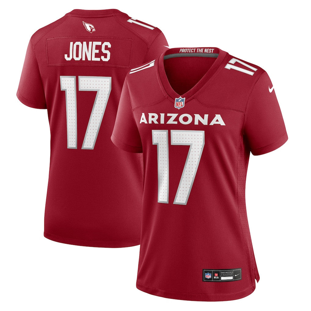 Zay Jones 17 Arizona Cardinals Women's Team Game Jersey - Cardinal