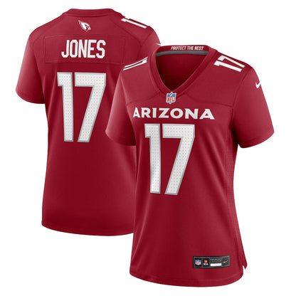 Zay Jones 17 Arizona Cardinals Women's Team Game Jersey - Cardinal