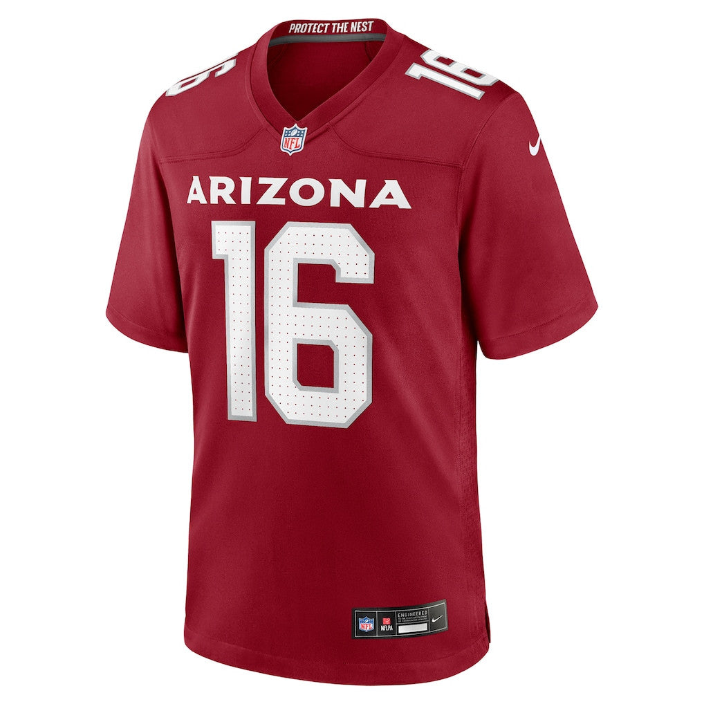 Max Melton 16 Arizona Cardinals Team Game Men Jersey - Cardinal
