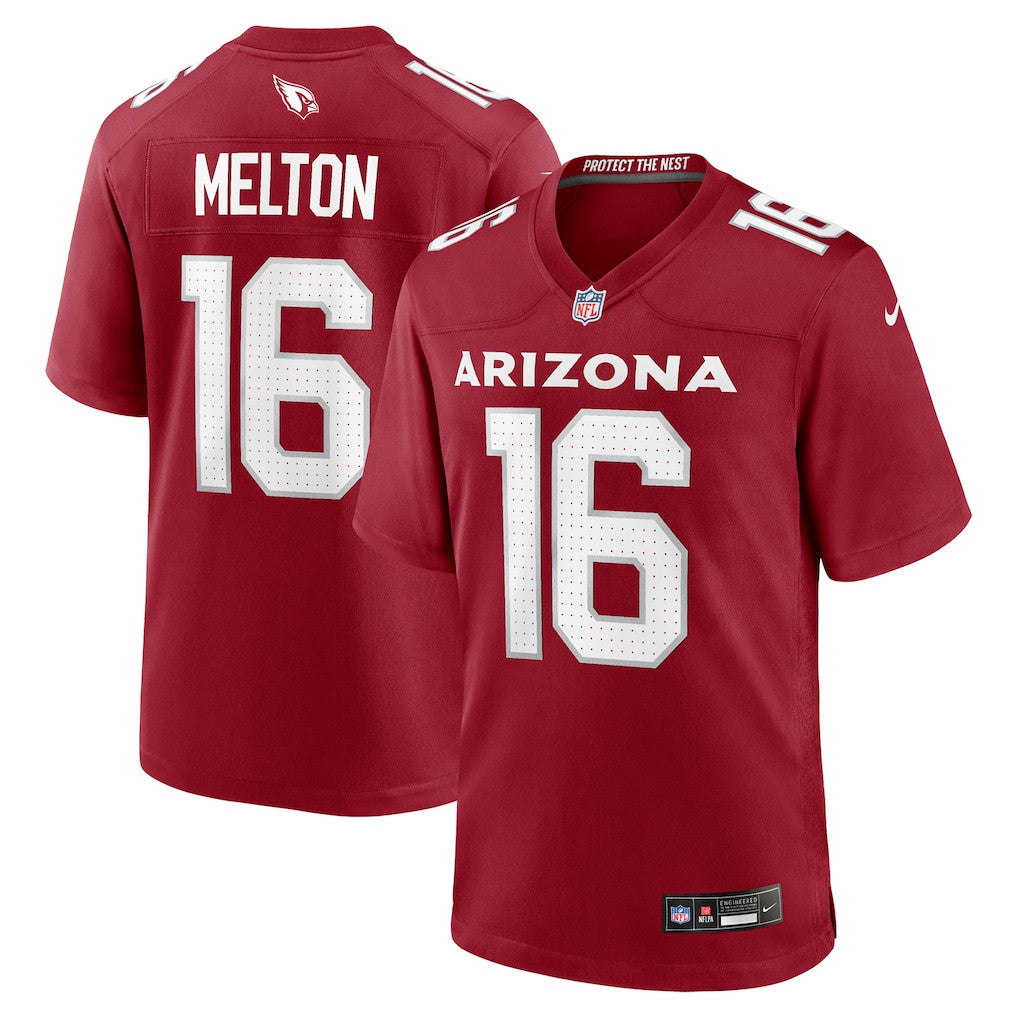 Max Melton 16 Arizona Cardinals Team Game Men Jersey - Cardinal