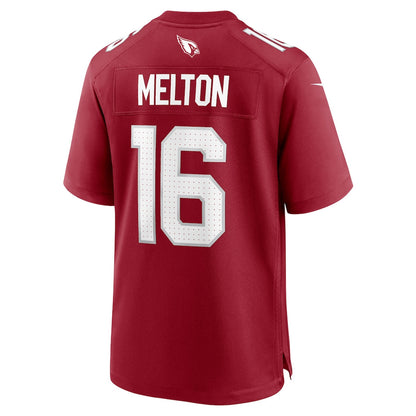 Max Melton 16 Arizona Cardinals Team Game Men Jersey - Cardinal