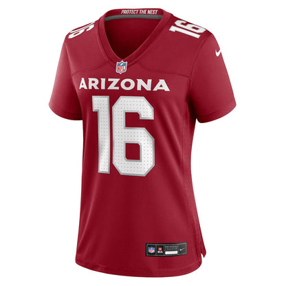 Max Melton 16 Arizona Cardinals Women's Team Game Jersey - Cardinal