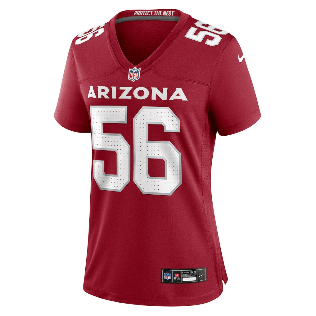 Darius Robinson 56 Arizona Cardinals Women's Team Game Jersey - Cardinal