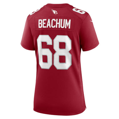 Kelvin Beachum 68 Arizona Cardinals Women's Team Game Jersey - Cardinal