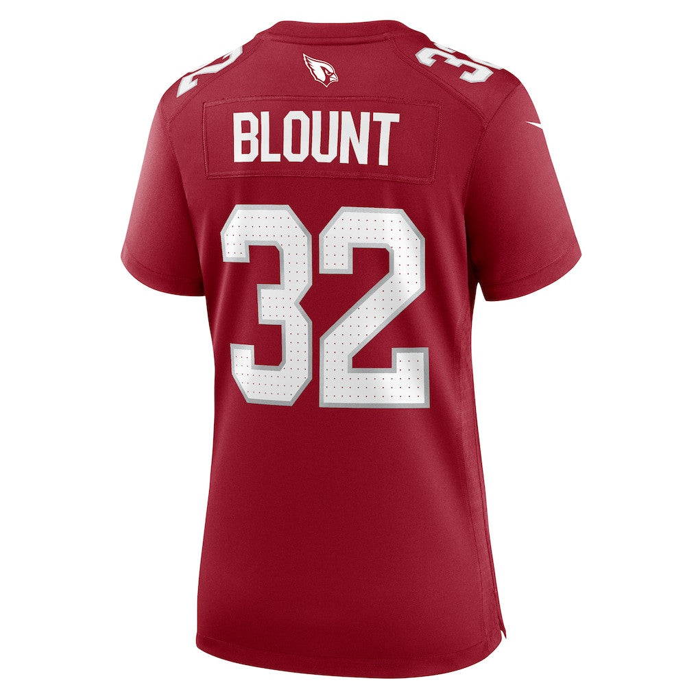 Joey Blount 32 Arizona Cardinals Women's Team Game Jersey - Cardinal