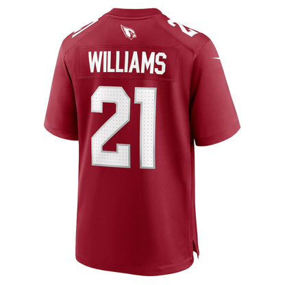 Garrett Williams 21 Arizona Cardinals Game Men Jersey - Cardinal
