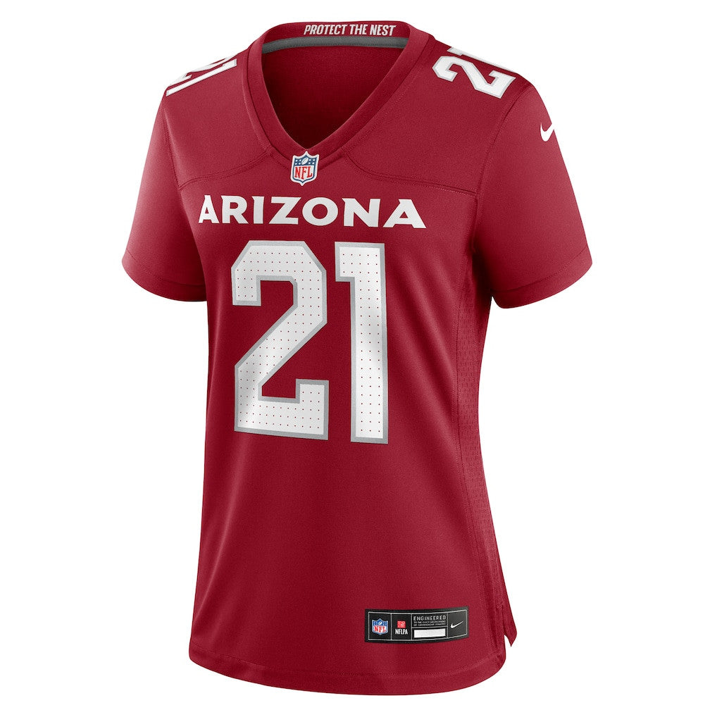 Garrett Williams 21 Arizona Cardinals Women's Team Game Jersey - Cardinal
