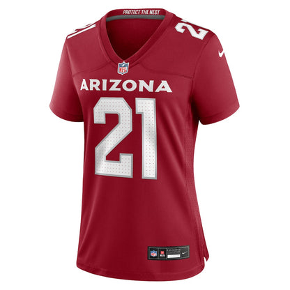 Garrett Williams 21 Arizona Cardinals Women's Team Game Jersey - Cardinal
