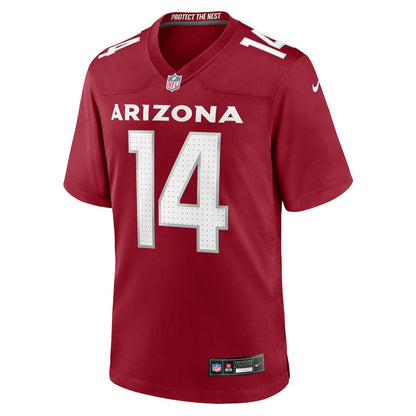 Michael Wilson 14 Arizona Cardinals Game Men Jersey - Cardinal